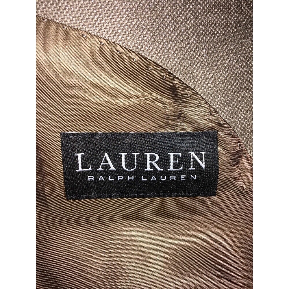 NWT Ralph Lauren Black Label Mens Poly/Rayon/Linen Blend Sport Coat Blazer 44L - Picture 11 of 12